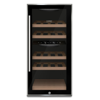 Caso Wine cooler WineComfort 24 Energy efficiency class G, Bottles capacity 24 bottles, Cooling type Compressor technology, Black