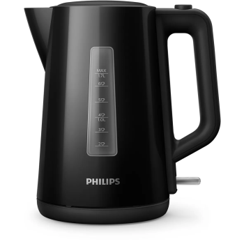 Philips Kettle HD9318/20 Electric, 2200 W, 1.7 L, Plastic, 360° rotational base, Black