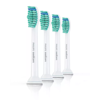 Philips | HX6014/07 Standard Sonic | Toothbrush Heads | Heads | For adults and children | Number of brush heads included 4 | Sonic technology | White
