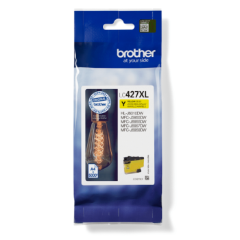 Brother LC427XLY Ink Cartridge, Yellow