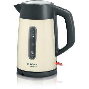 Bosch Kettle TWK4P437 Electric, 2400 W, 1.7 L, Stainless steel, Beige