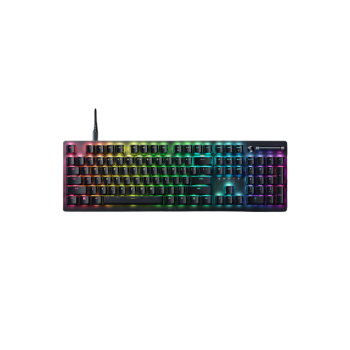 Razer Deathstalker V2 Gaming keyboard Multi-functional media button and media roller; Fully programmable keys with on-the-fly macro recording; N-key roll over RGB LED light NORD Wired