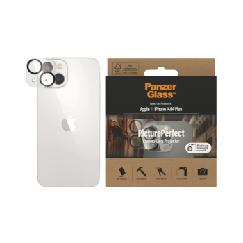 PanzerGlass Camera Lens Protection PicturePerfect Apple, iPhone 14/14 Plus, Glass, Transparent