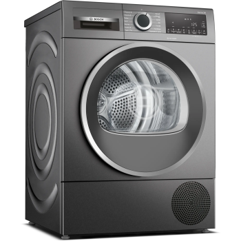 Bosch | WQG245ARSN | Dryer Machine | Energy efficiency class A++ | Front loading | 9 kg | Sensitive dry | LED | Depth 61.3 cm | Steam function | Black