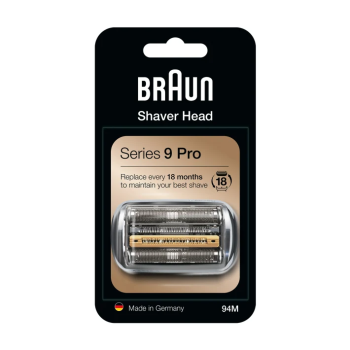 Braun | Replacement Head | Cassette 94M | Operating time (max)  min | Silver