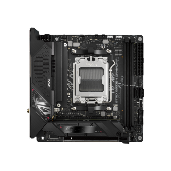 Asus ROG STRIX B650E-I GAMING WIFI Processor family AMD, Processor socket AM5, DDR5 DIMM, Memory slots 2, Supported hard disk drive interfaces 	SATA, M.2, Number of SATA connectors 2, Chipset  AMD B650,  Mini-ITX