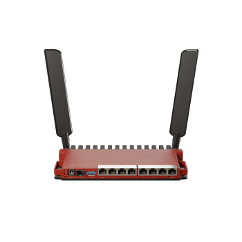 MikroTik Router  L009UiGS-2HaxD-IN 802.11ax, 10/100/1000 Mbit/s, Ethernet LAN (RJ-45) ports 8, Antenna type External, 1x USB 3.0 type A