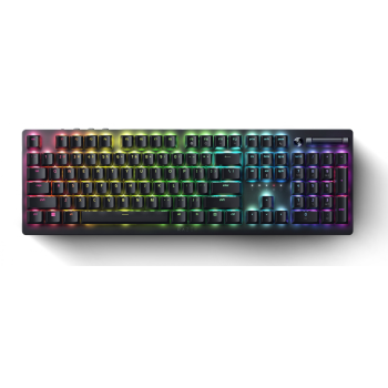 Razer Gaming Keyboard Deathstalker V2 Pro Gaming Keyboard Razer Chroma RGB backlighting with 16.8 million colors; Designed for long-term gaming; Purple switch RGB LED light US Wireless Black Optical Switch Bluetooth Wireless connection