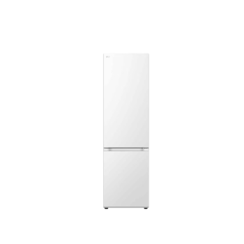 LG | Refrigerator | GBV5240DSW | Energy efficiency class D | Free standing | Combi | Height 203 cm | No Frost system | Fridge net capacity 277 L | Freezer net capacity 110 L | Display | 35 dB | White