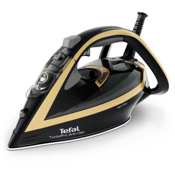 TEFAL | FV5696E1 | Steam Iron | 3000 W | Water tank capacity 300 ml | Continuous steam 50 g/min | Steam boost performance 270 g/min | Black/Golden