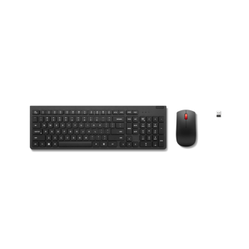 Lenovo Essential Wireless Combo Keyboard and Mouse Gen2 Keyboard and Mouse Set 2.4 GHz NORD Black