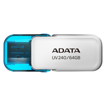 ADATA USB Flash Drive UV240 64 GB USB 2.0 White