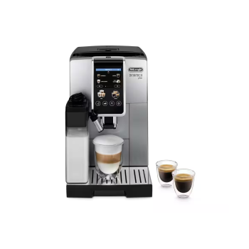 Delonghi | Coffee Maker | Dinamica Plus ECAM380.85.SB | Pump pressure 15 bar | Built-in milk frother | Automatic | 1450 W | Stainless Steel/Black