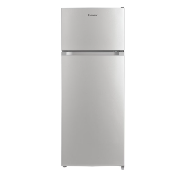 Candy | Refrigerator | CDG1S514ES | Energy efficiency class E | Free standing | Double Door | Height 142.8 cm | Fridge net capacity 170 L | Freezer net capacity 41 L | 41 dB | Silver