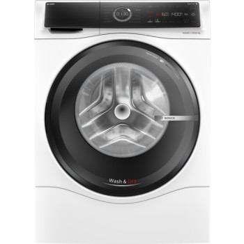 Bosch | Washing Machine with Dryer | WNC254A0SN | Energy efficiency class D | Front loading | Washing capacity 10.5 kg | 1400 RPM | Depth 62 cm | Width 60 cm | Display | LED | Drying system | Drying capacity 6 kg | Steam function | White