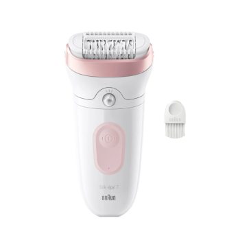 Braun Epilator | 7-000 Silk-épil 7 | Operating time (max) 40 min | Number of power levels 1 | Wet & Dry | White/Pink