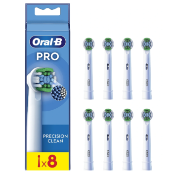 Oral-B | Precision Clean Brush Set | EB20RX-8 | Heads | For adults | Number of brush heads included 8 | White