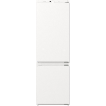Gorenje White | Display | Energy efficiency class E | Freezer net capacity 68 L | Fridge net capacity 180 L | Height 177.2 cm | No Frost system | 39 dB | Refrigerator | NRKI418EE1 | Built-in | Combi