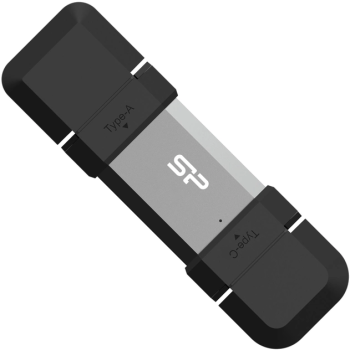 64 GB | Silver | USB Type-A and USB Type-C | Dual USB Drive | Mobile C51