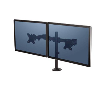 MONITOR ACC ARM DUAL REFLEX/BLACK 8502601 FELLOWES