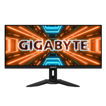 LCD Monitor GIGABYTE M34WQ-EK 34" Gaming/21 : 9 Panel IPS 3440x1440 21:9 144Hz Matte 1 ms Speakers Swivel Height adjustable Tilt M34WQ-EK