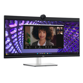 LCD Monitor DELL P3424WEB 34" Curved/21 : 9 Panel IPS 3440x1440 21:9 60Hz 5 ms Speakers Camera 4MP Swivel Height adjustable Tilt 210-BFOB
