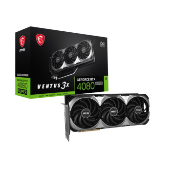 Graphics Card MSI NVIDIA GeForce RTX 4080 SUPER 16 GB GDDR6X 256 bit PCIE 4.0 16x 2xHDMI 2xDisplayPort 4080SUPVENTUS16G3XOC