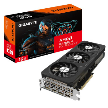 Graphics Card GIGABYTE AMD Radeon RX 7600 XT 16 GB GDDR6 128 bit PCIE 4.0 16x 2xHDMI 2xDisplayPort R76XTGAMINGOC-16GDG10