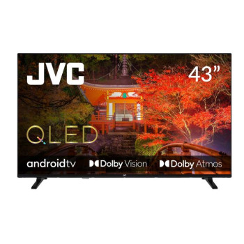 TV Set JVC 43" 4K/Smart QLED 3840x2160 Wireless LAN Bluetooth Android TV LT-43VAQ330P