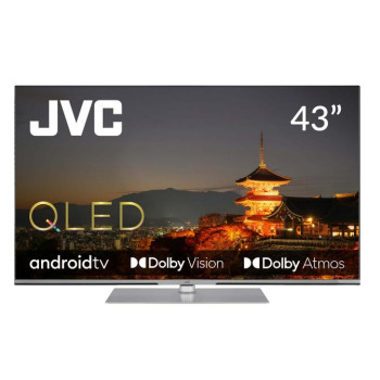 TV Set JVC 43" 4K/Smart QLED 3840x2160 Android TV LT-43VAQ830P
