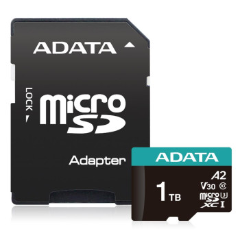 MEMORY MICRO SDXC 1TB W/AD./AUSDX1TUI3V30SA2-RA1 ADATA