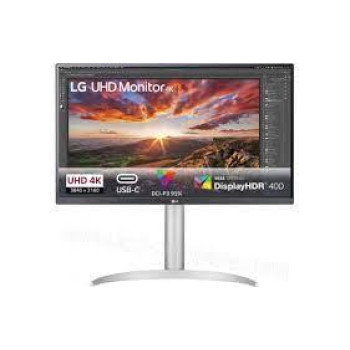 LCD Monitor LG 27" 4K Panel IPS 3840x2160 16:9 5 ms Speakers Swivel Height adjustable Tilt Colour White 27UP85NP-W