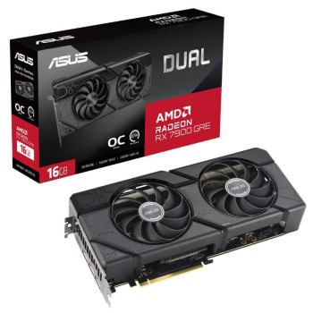 Graphics Card ASUS AMD Radeon RX 7900 GRE 16 GB GDDR6 256 bit PCIE 4.0 16x Two and Half Slot Fansink 1xHDMI 3xDisplayPort DUAL-RX7900GRE-O16G