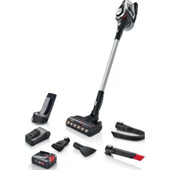 Bosch Serie 8 BCS8224WA handheld vacuum Black, Red, Steel Bagless
