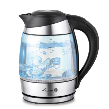 LED Glass Kettle Łucznik WK-2020 1,8l Black