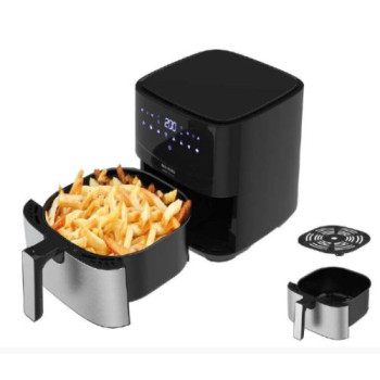 Taurus AF1450XD Single 5 L Stand-alone 1450 W Hot air fryer Black, Stainless steel
