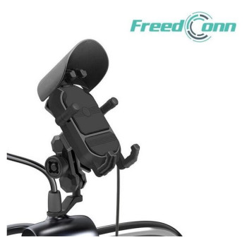 PHONE HOLDER AND INDUCTION CHARGER FREEDCONN MC29 15W + USB