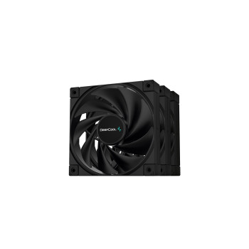 DeepCool FK120-3 in 1 Processor Fan 12 cm Black 3 pc(s)