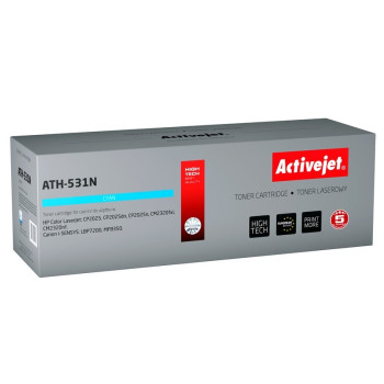 Activejet ATH-531N toner (replacement for HP 304A CC531A, Canon CRG-718C; Supreme; 3200 pages; cyan)