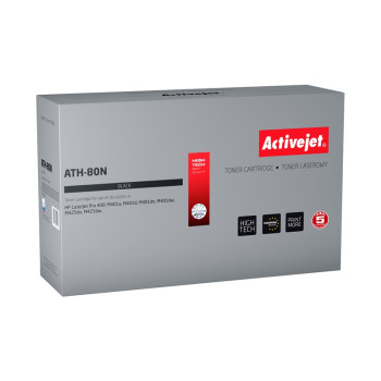 Activejet ATH-80N toner for HP printer; HP 80A CF280A replacement; Supreme; 3500 pages; black