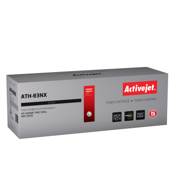 Activejet ATH-83NX toner for HP printer; HP 83X CF283X replacement; Supreme; 2200 pages; black