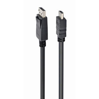 Gembird CC-DP-HDMI-3M DisplayPort to HDMI cable (not bi-directional), 3m, black