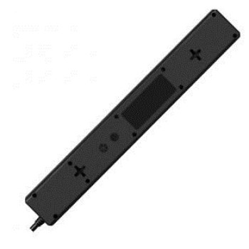 Ever OPTIMA surge protector 1.5 m (6 x UTE; 10 A; black) (T/LZ08-OPT015/0000)