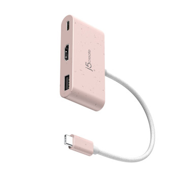 j5create JCA379ER - USB-C® to HDMI™ & USB™ Type-A with Power Delivery