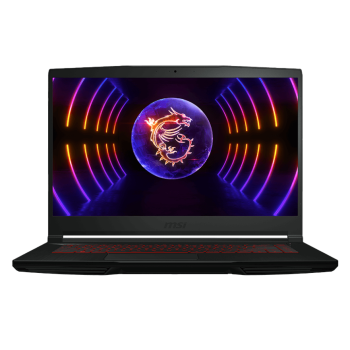 MSI Gaming Thin GF63 12UDX-495XPL i5-12450H Notebook 39.6 cm (15.6") Full HD Intel® Core™ i5 8 GB DDR4-SDRAM 512 GB SSD NVIDIA GeForce RTX 2050 Wi-Fi 6 (802.11ax) NoOS Black