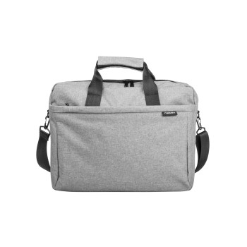 NATEC Mustela notebook case 39.6 cm (15.6") Messenger case Grey