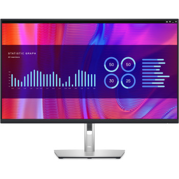 DELL P Series P3223DE 80 cm (31.5") 2560 x 1440 pixels Quad HD LCD Black, Silver