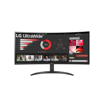 LG 34WR50QC-B computer monitor 86.4 cm (34") 3440 x 1440 pixels UltraWide Quad HD LCD Black