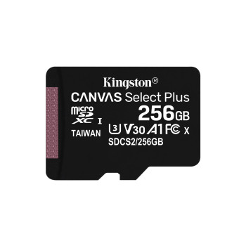 Kingston Technology Canvas Select Plus 256 GB MicroSDXC UHS-I Class 10