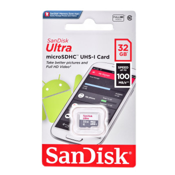 Sandisk Ultra microSDHC memory card 32 GB Class 10